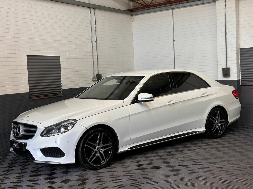 Mercedes-Benz E Class 2.1 E220 Cdi Amg Sport Saloon G-tronic PJ63UDH White #4