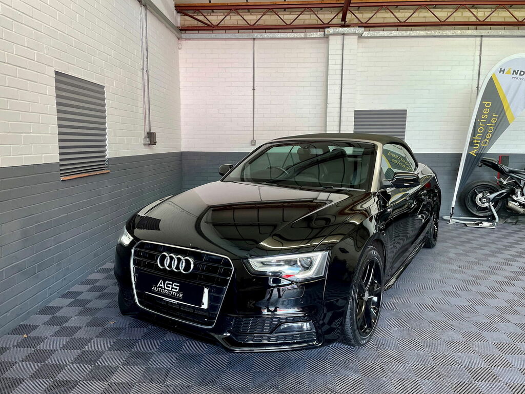 Audi A5 2.0 Tdi S Line Convertible Multitronic Black #6