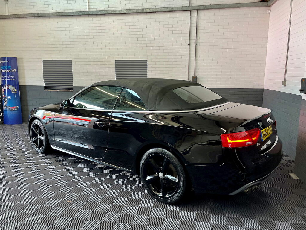 Audi A5 2.0 Tdi S Line Convertible Multitronic Black #4