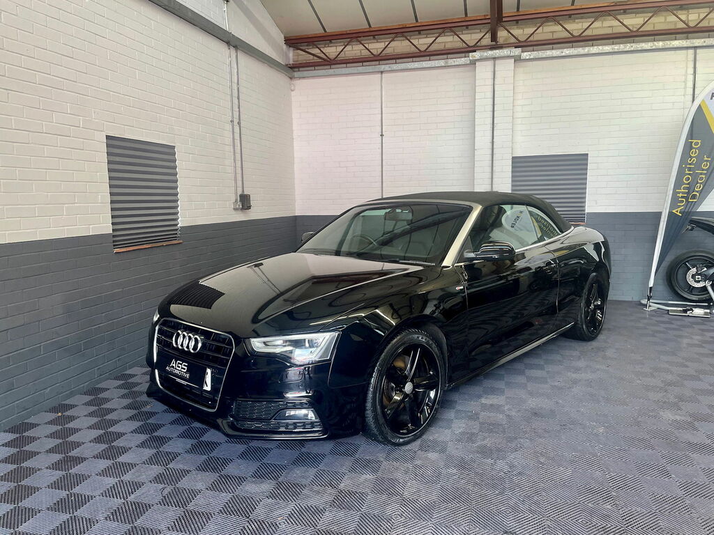 Audi A5 2.0 Tdi S Line Convertible Multitronic Black #3