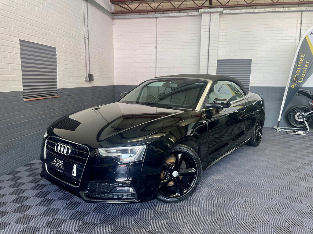 Audi A5 2.0 Tdi S Line Convertible Multitronic Black #2