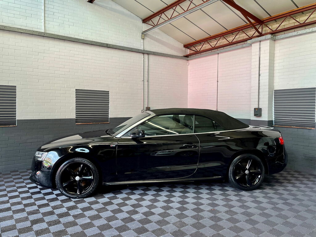 Audi A5 2.0 Tdi S Line Convertible Multitronic Black #5