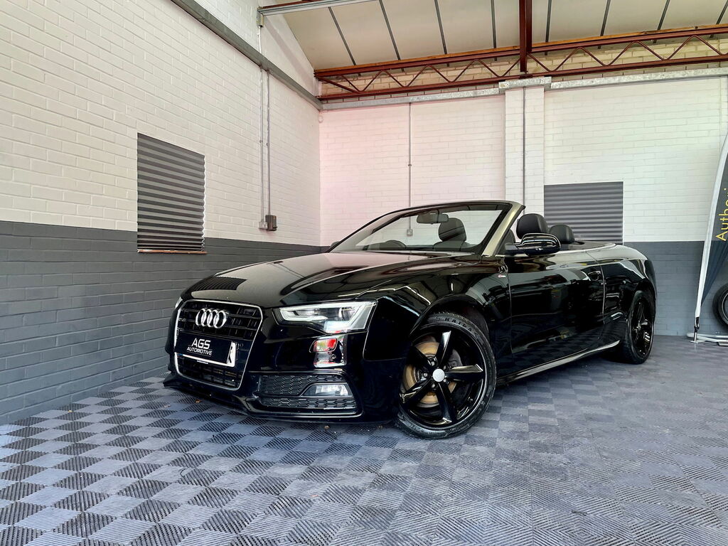 Audi A5 2.0 Tdi S Line Convertible Multitronic Black