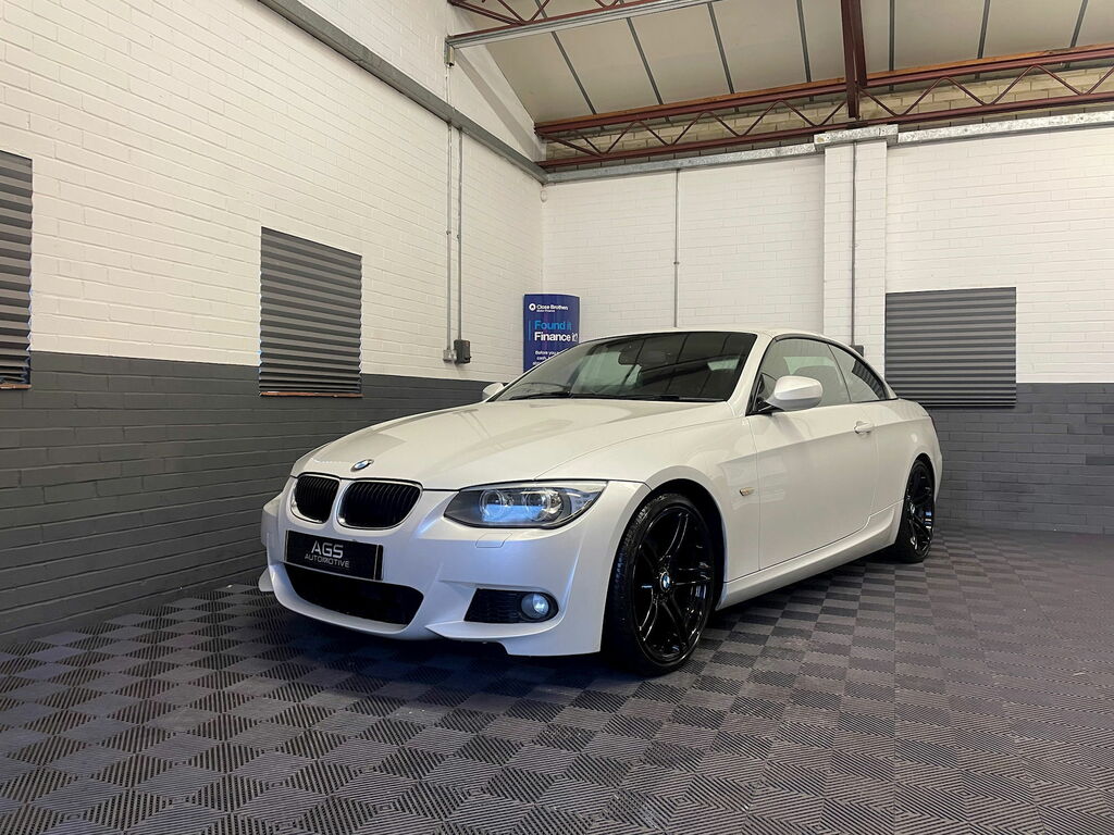 BMW 3 Series 2.0 320D M Sport Convertible Steptronic YH12OZA White #3