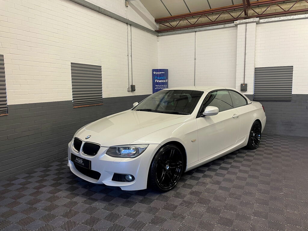 BMW 3 Series 2.0 320D M Sport Convertible Steptronic YH12OZA White #2