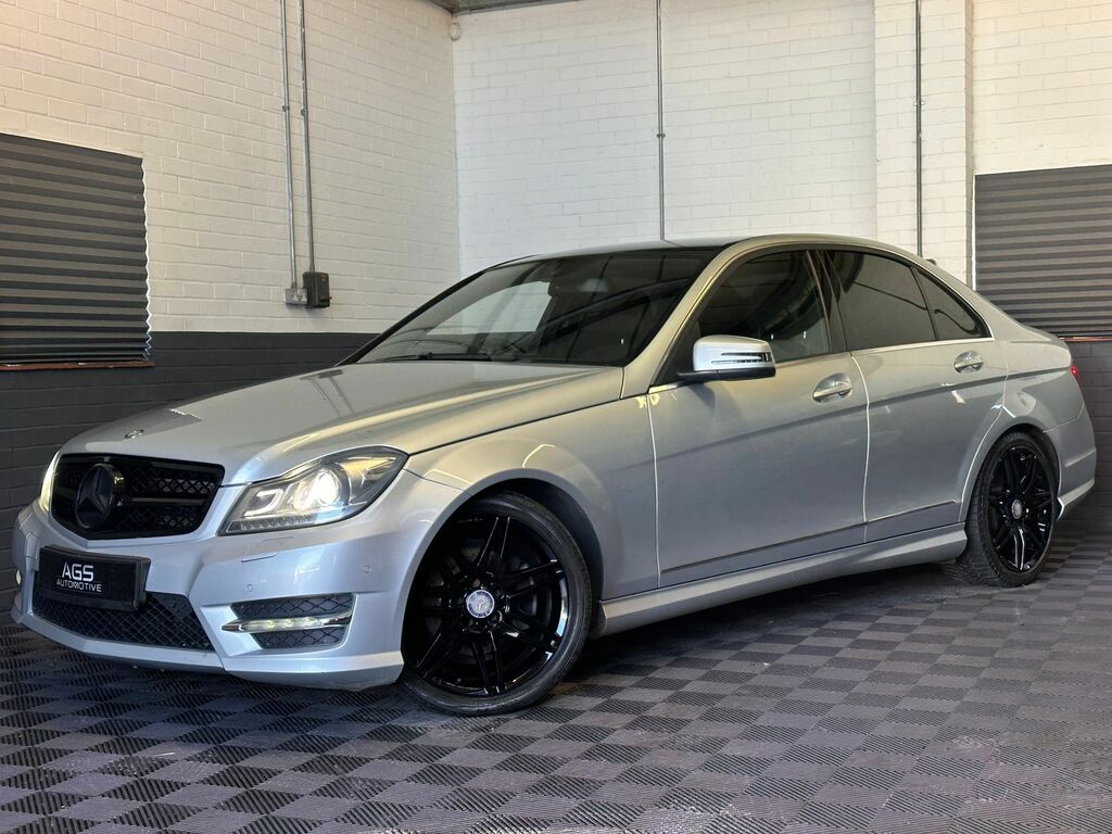 Mercedes-Benz C Class 2.1 C220 Cdi Blueefficiency Amg Sport Plus Saloon YR13GFA Silver #3