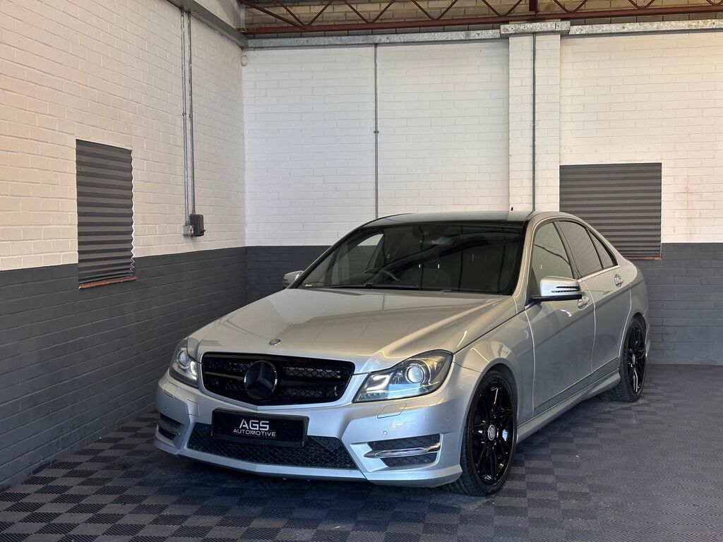 Mercedes-Benz C Class 2.1 C220 Cdi Blueefficiency Amg Sport Plus Saloon YR13GFA Silver #6