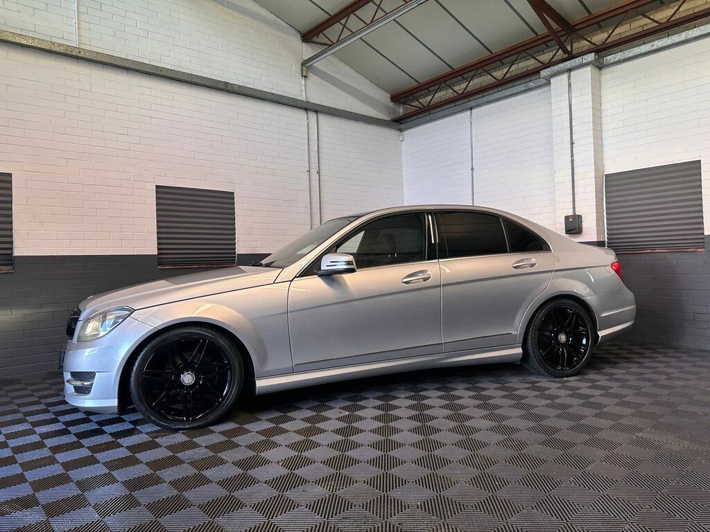 Mercedes-Benz C Class 2.1 C220 Cdi Blueefficiency Amg Sport Plus Saloon YR13GFA Silver #5