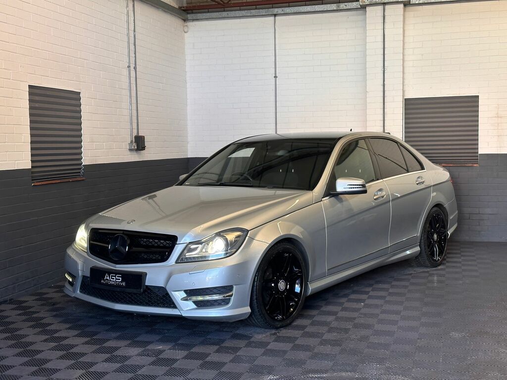 Mercedes-Benz C Class 2.1 C220 Cdi Blueefficiency Amg Sport Plus Saloon YR13GFA Silver #4