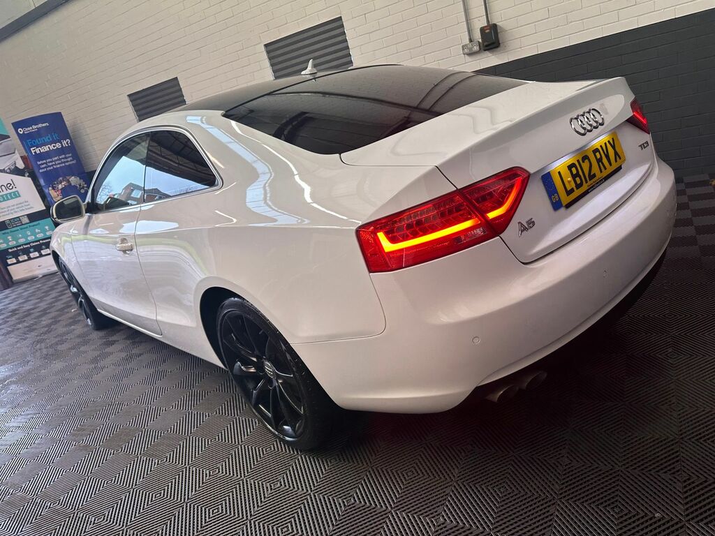 Audi A5 2.0 Tdi Se Coupe Multitronic Euro 5 S White #5