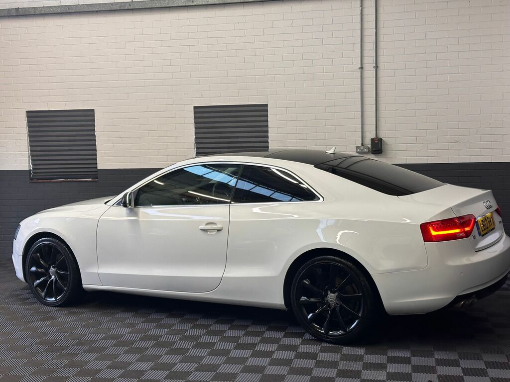 Audi A5 2.0 Tdi Se Coupe Multitronic Euro 5 S White #4