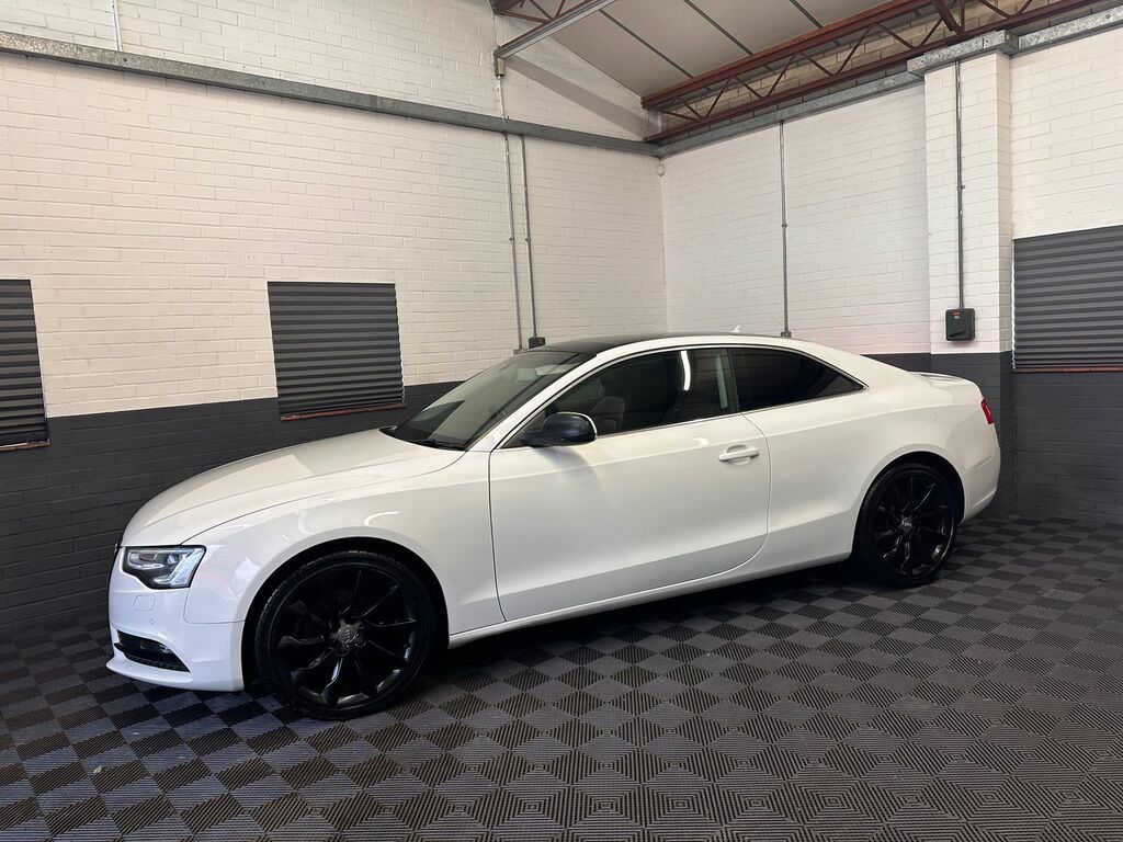 Audi A5 2.0 Tdi Se Coupe Multitronic Euro 5 S White #6