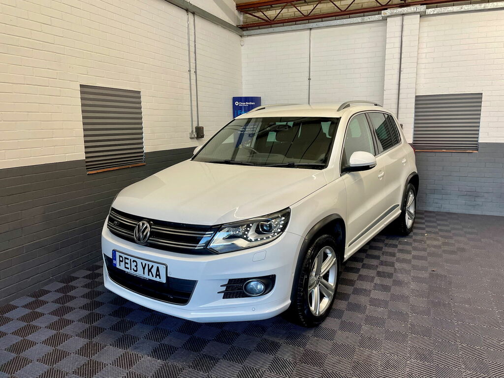 Volkswagen Tiguan 2.0 Tdi Bluemotion Tech R-line Suv Manu PE13YKA White #3