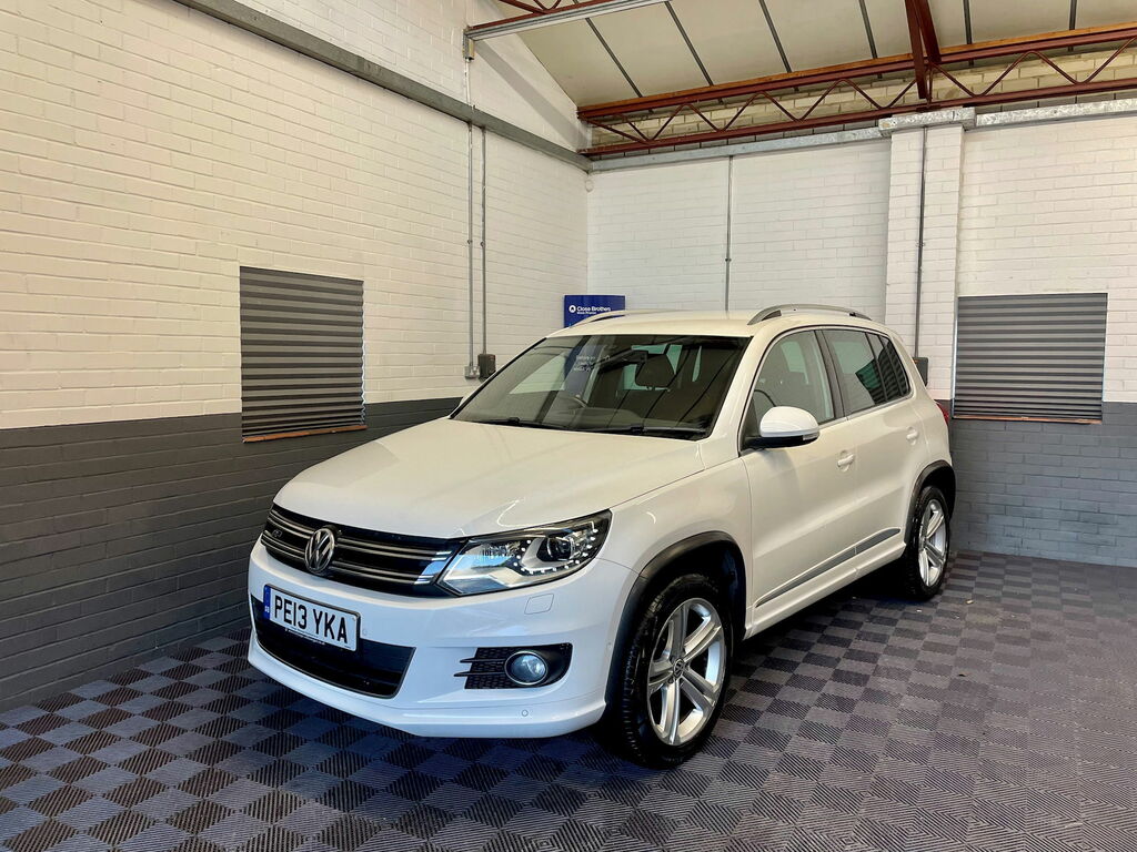 Volkswagen Tiguan 2.0 Tdi Bluemotion Tech R-line Suv Manu PE13YKA White #5