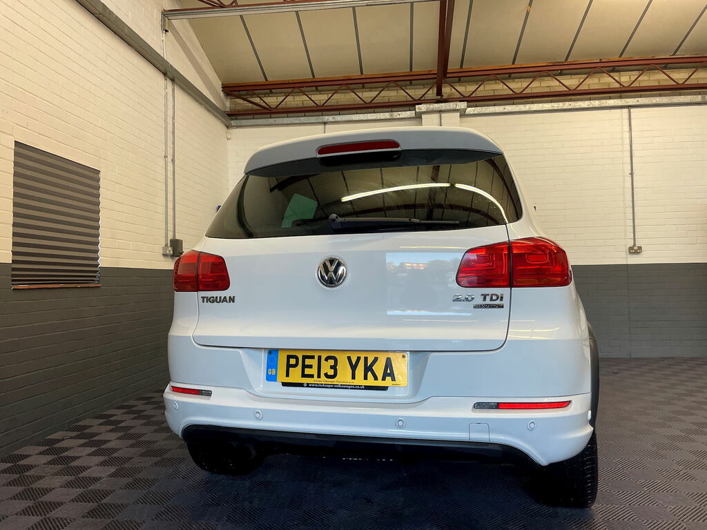 Volkswagen Tiguan 2.0 Tdi Bluemotion Tech R-line Suv Manu PE13YKA White #6