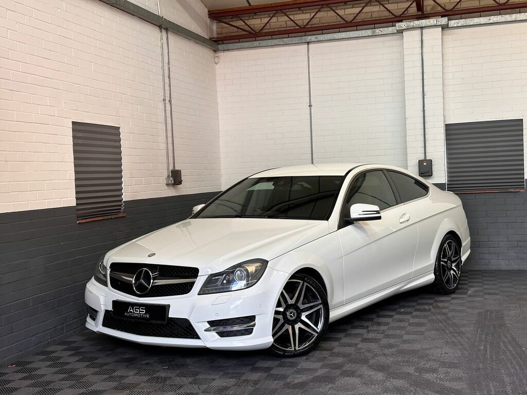 Mercedes-Benz C Class 2.1 C220 Cdi Blueefficiency Amg Sport Plus Coupe 2 White