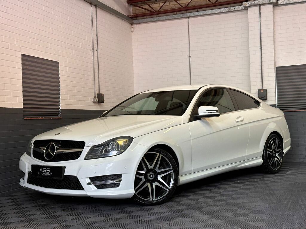 Mercedes-Benz C Class 2.1 C220 Cdi Blueefficiency Amg Sport Plus Coupe 2 VU13XMO White #2