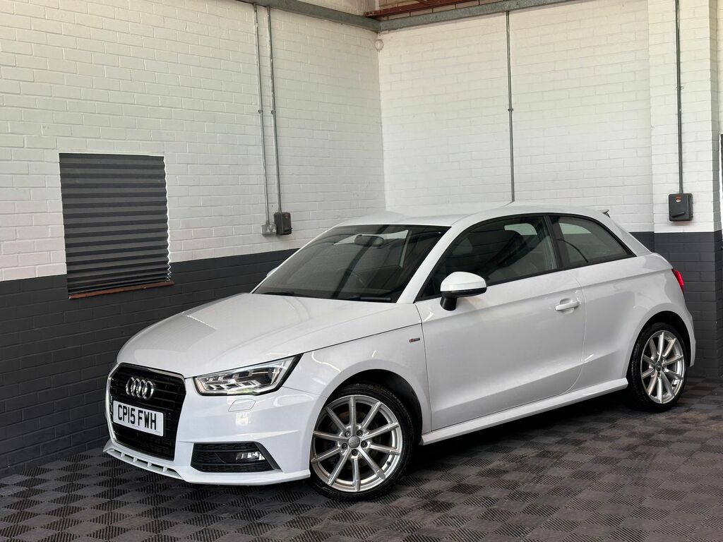 Audi A1 1.6 Tdi S Line Hatchback Euro 6 CP15FWH White #3