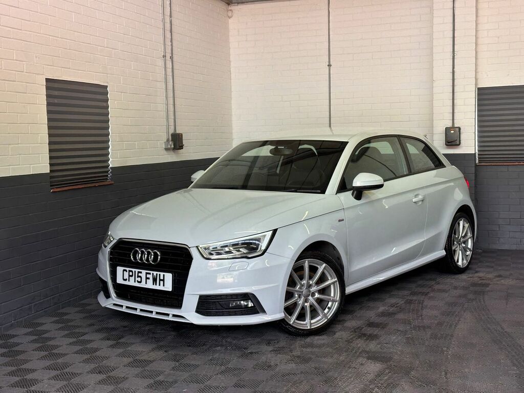 Audi A1 1.6 Tdi S Line Hatchback Euro 6 CP15FWH White #4
