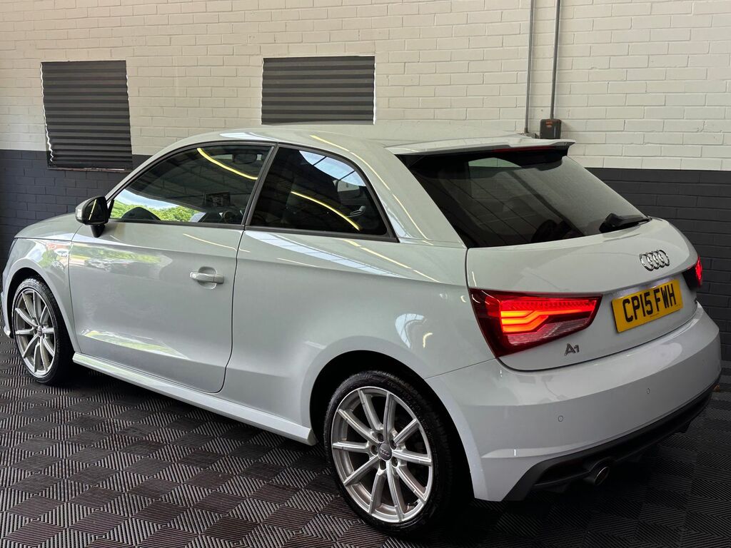Audi A1 1.6 Tdi S Line Hatchback Euro 6 CP15FWH White #6