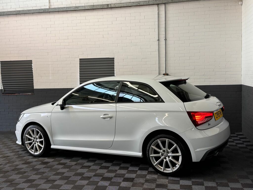 Audi A1 1.6 Tdi S Line Hatchback Euro 6 CP15FWH White #5