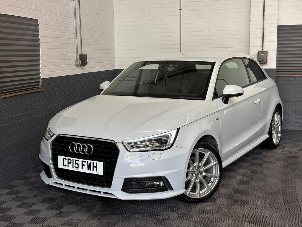 Audi A1 1.6 Tdi S Line Hatchback Euro 6 CP15FWH White #2