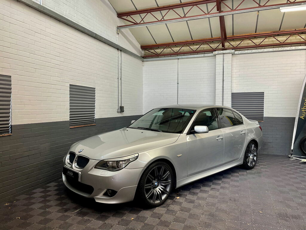 BMW 5 Series 2.0 520D M Sport Saloon Steptronic 177 Silver