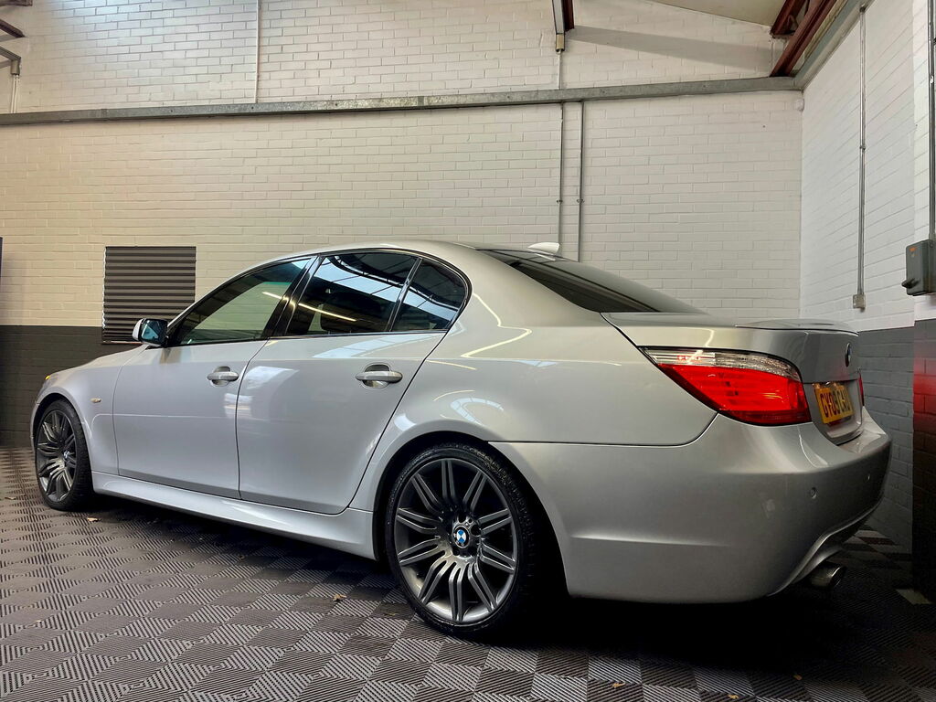 BMW 5 Series 2.0 520D M Sport Saloon Steptronic 177 Silver #3
