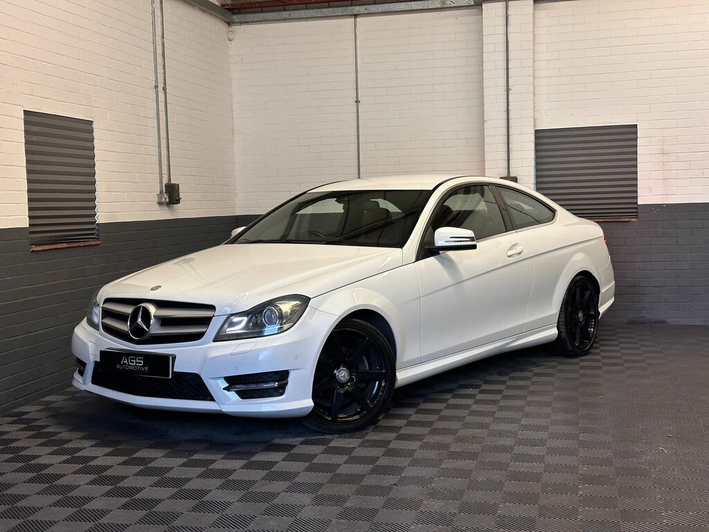Mercedes-Benz C Class 2.1 C220 Cdi Blueefficiency Amg Sport Coupe Di L16RHY White #2