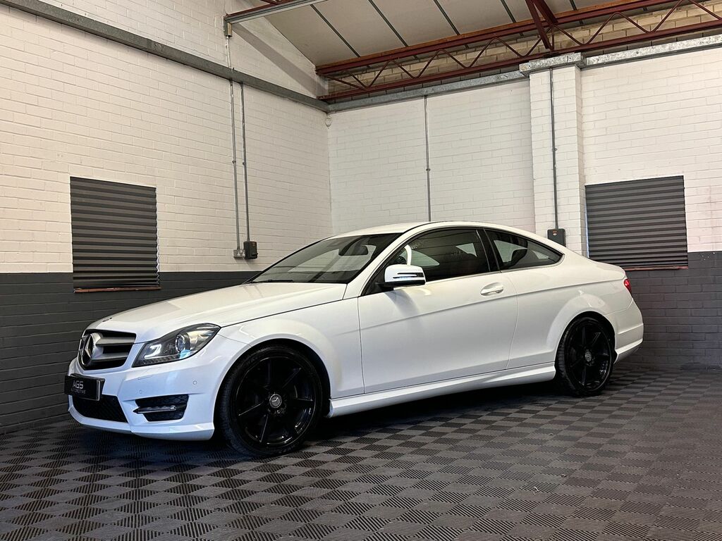 Mercedes-Benz C Class 2.1 C220 Cdi Blueefficiency Amg Sport Coupe Di L16RHY White #4
