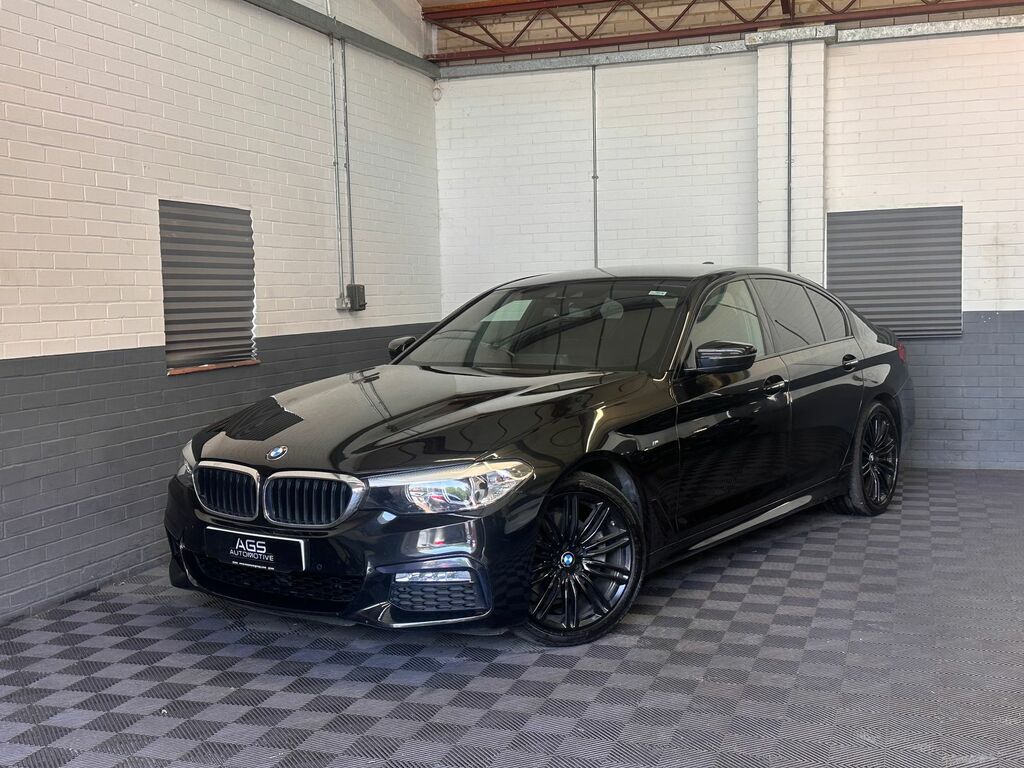 BMW 5 Series 2.0 520D M Sport Saloon Euro 6 S VE67RBZ Black #3