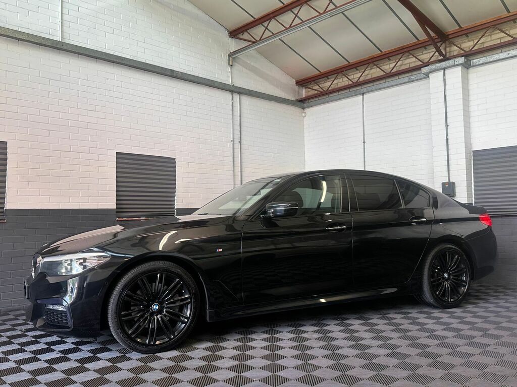 BMW 5 Series 2.0 520D M Sport Saloon Euro 6 S VE67RBZ Black #6