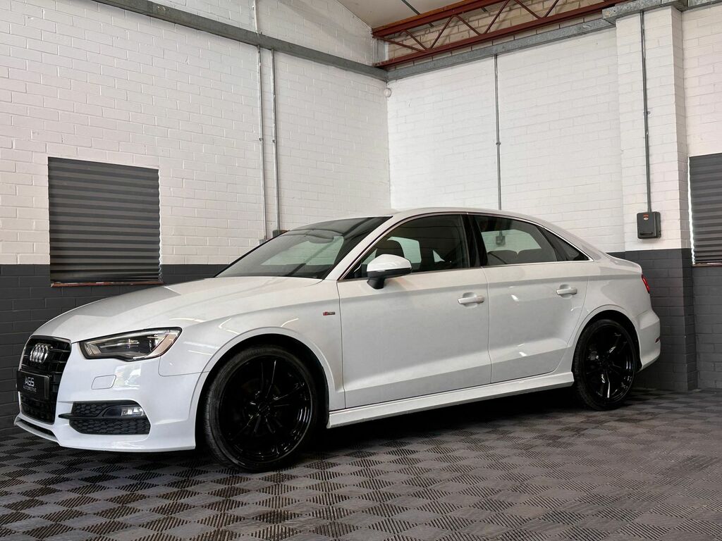 Audi A3 1.4 Tfsi Cod S Line Saloon S Tronic Eur KS15SNF White #4
