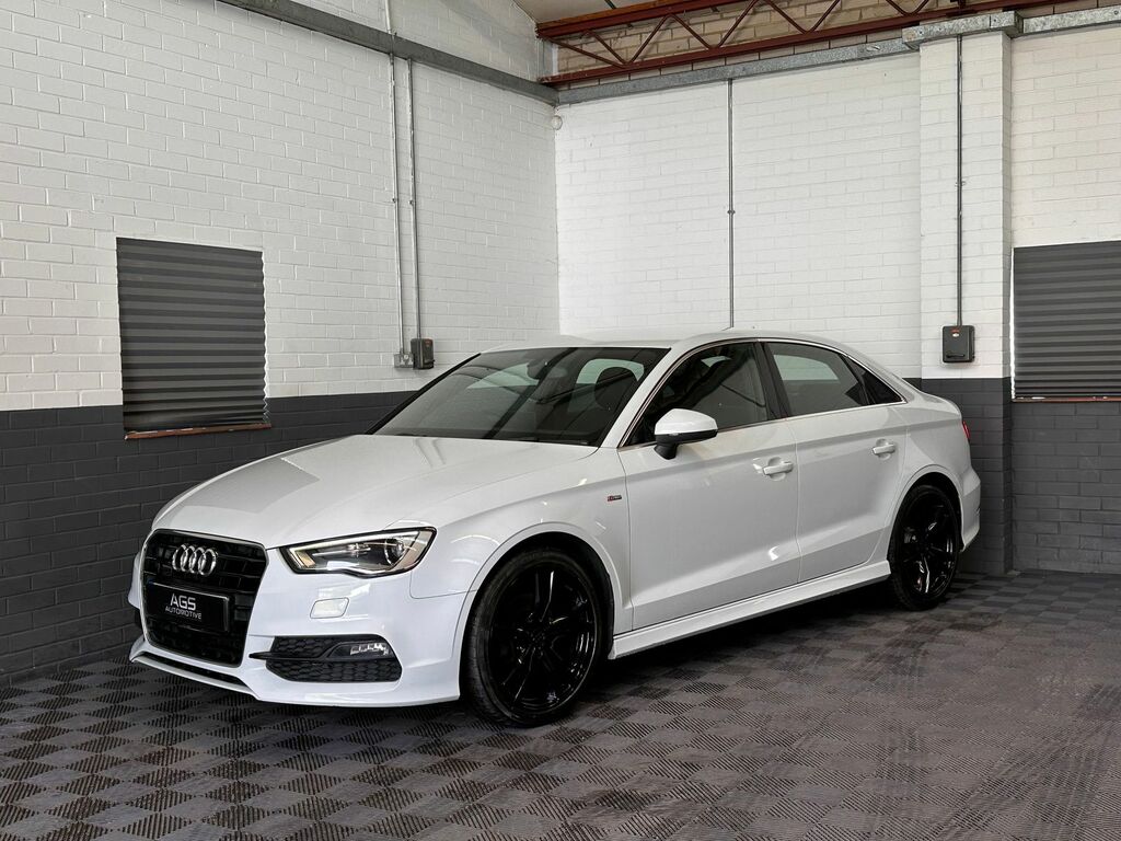 Audi A3 1.4 Tfsi Cod S Line Saloon S Tronic Eur KS15SNF White #5