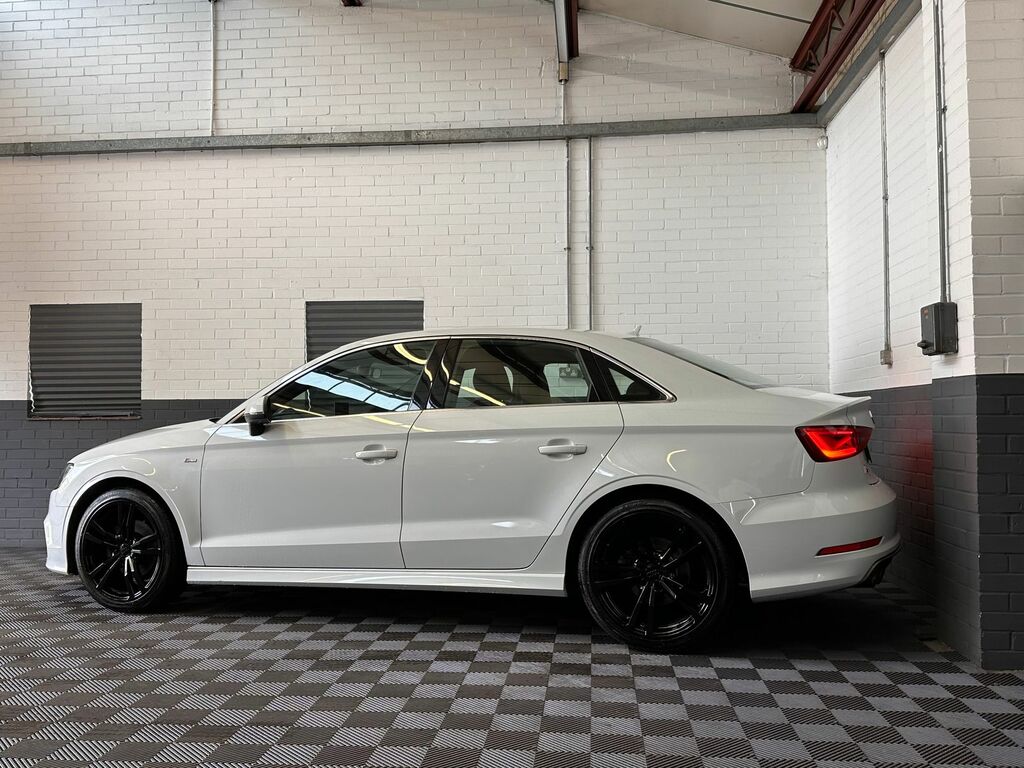 Audi A3 1.4 Tfsi Cod S Line Saloon S Tronic Eur KS15SNF White #6