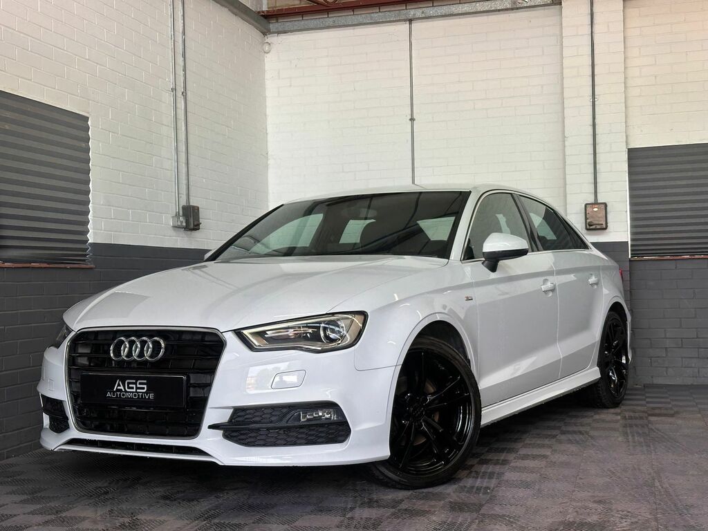 Audi A3 1.4 Tfsi Cod S Line Saloon S Tronic Eur KS15SNF White #3