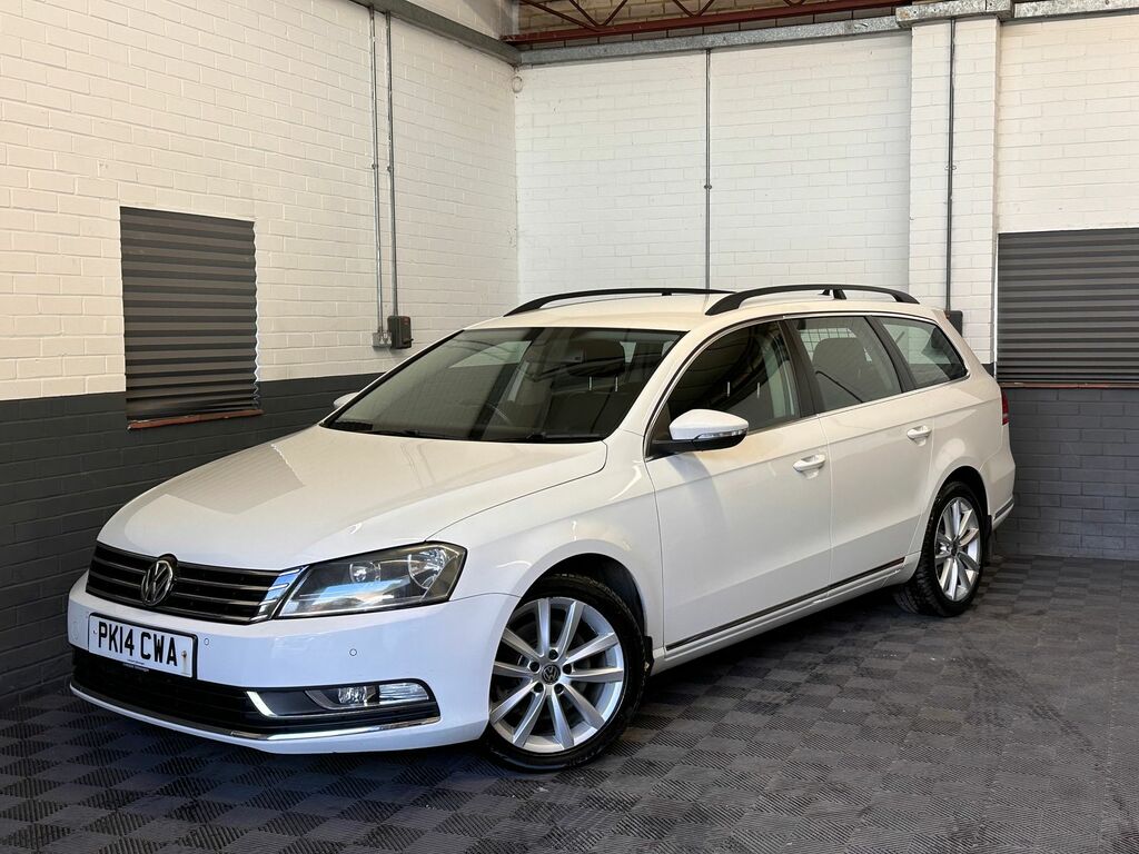 Volkswagen Passat 2.0 Tdi Bluemotion Tech Executive Estate Diese PK14CWA White #2