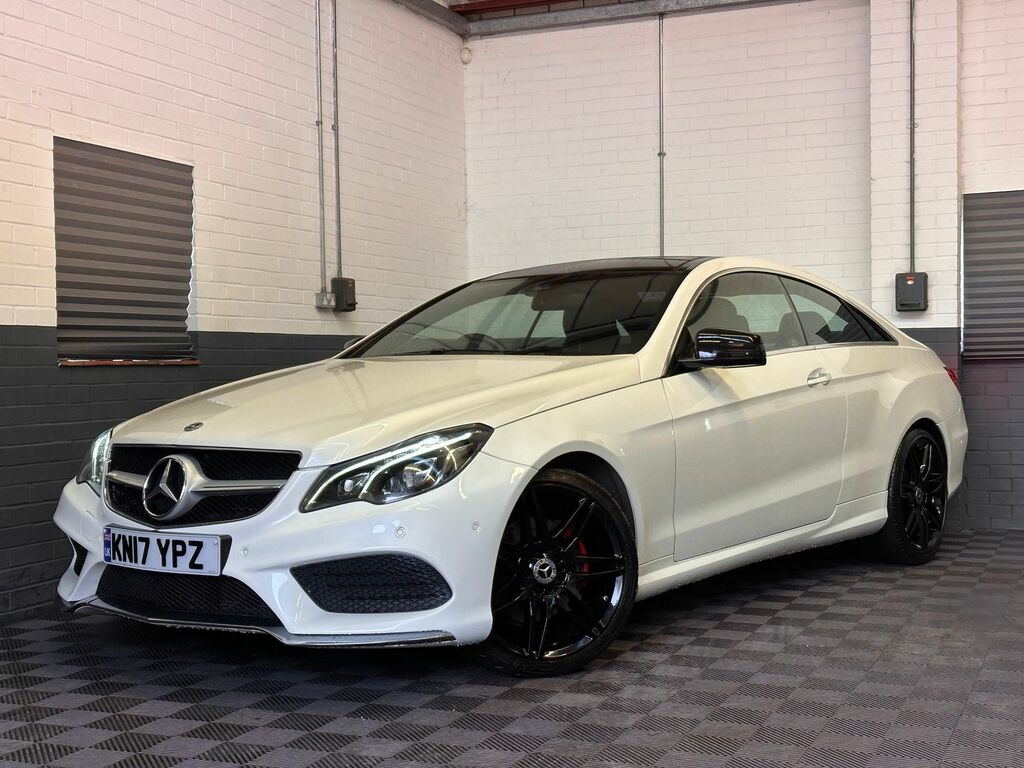 Mercedes-Benz E Class 3.0 E350d V6 Amg Line Edition Premium Coupe White