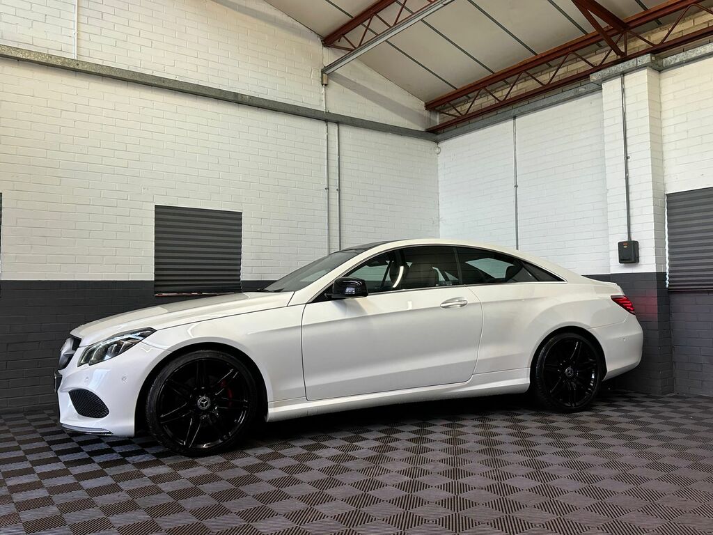 Mercedes-Benz E Class 3.0 E350d V6 Amg Line Edition Premium Coupe KN17YPZ White #5