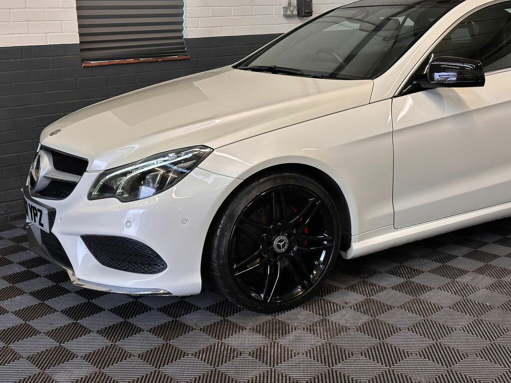 Mercedes-Benz E Class 3.0 E350d V6 Amg Line Edition Premium Coupe KN17YPZ White #6