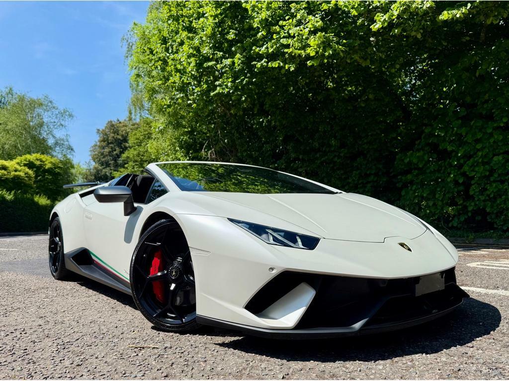 Lamborghini Huracan 5.2 V10 Lp 640-4 Performante Spyder Ldf 4Wd Euro 6 White