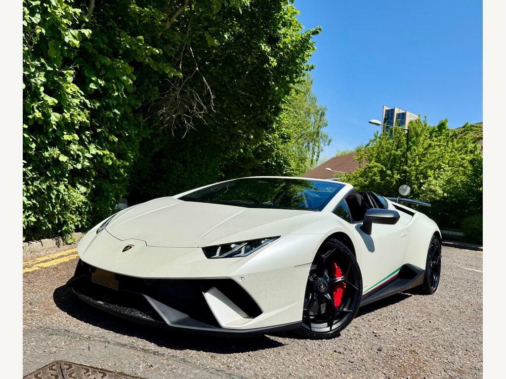 Lamborghini Huracan 5.2 V10 Lp 640-4 Performante Spyder Ldf 4Wd Euro 6 White #5