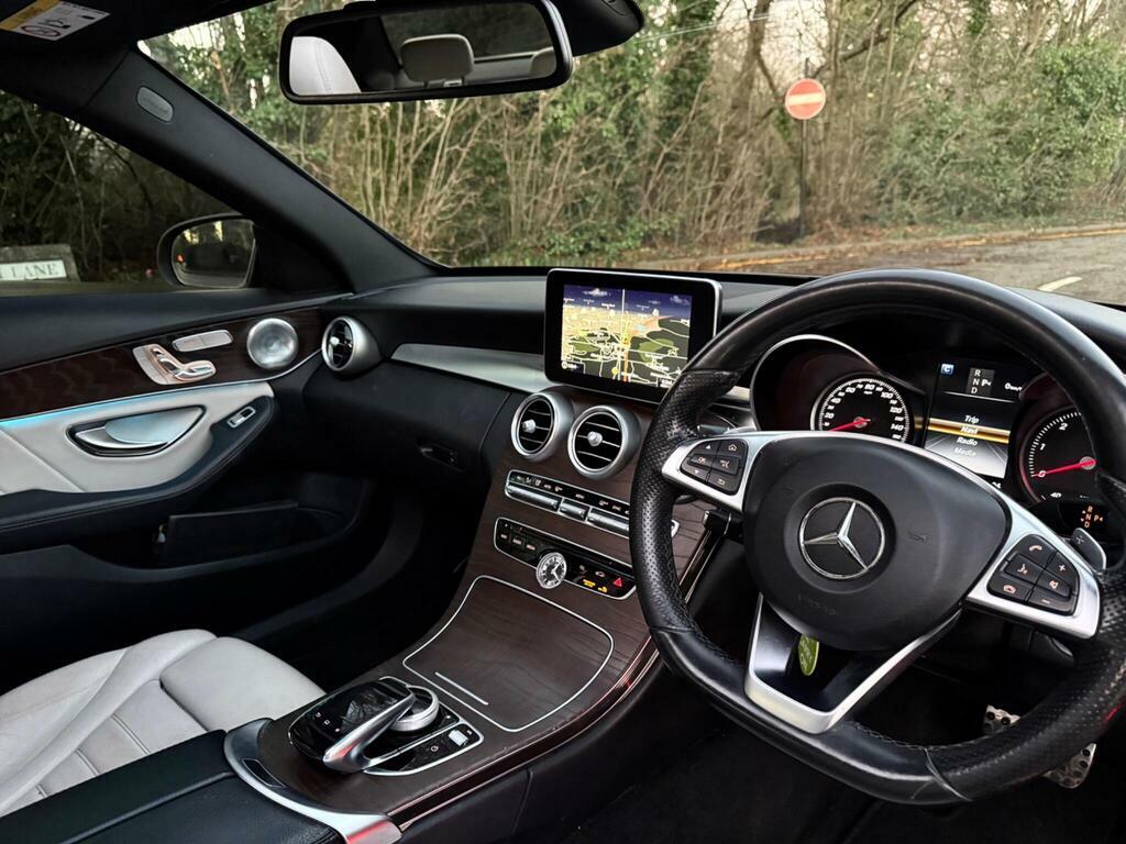 Mercedes-Benz C Class 2.1 C250d Amg Line Premium Plus 7G-tronic Euro FX16GVZ Black #4