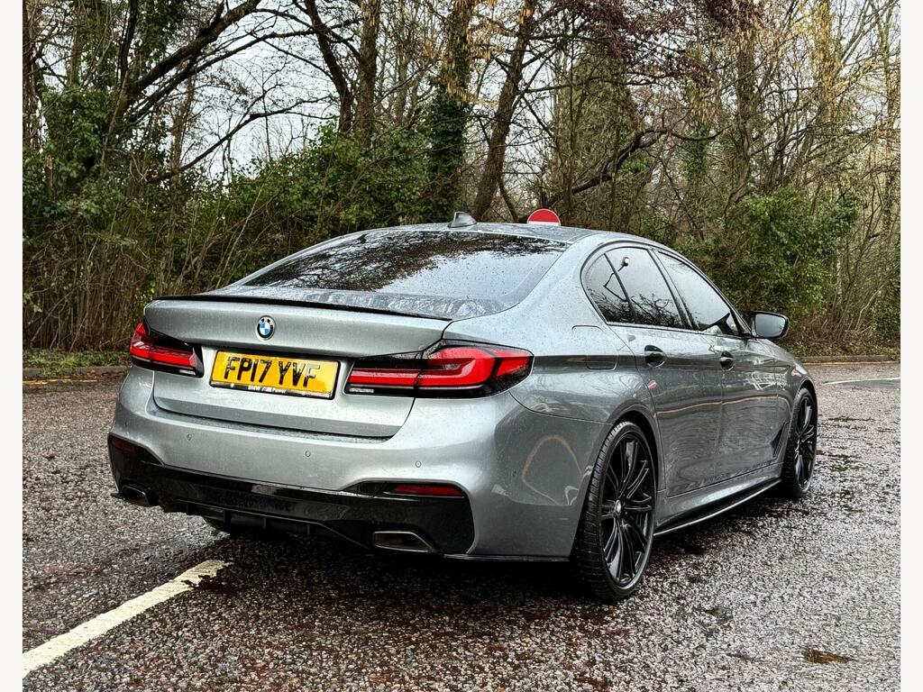 BMW 5 Series 2.0 520D M Sport Euro 6 S S FP17YVF Blue #3