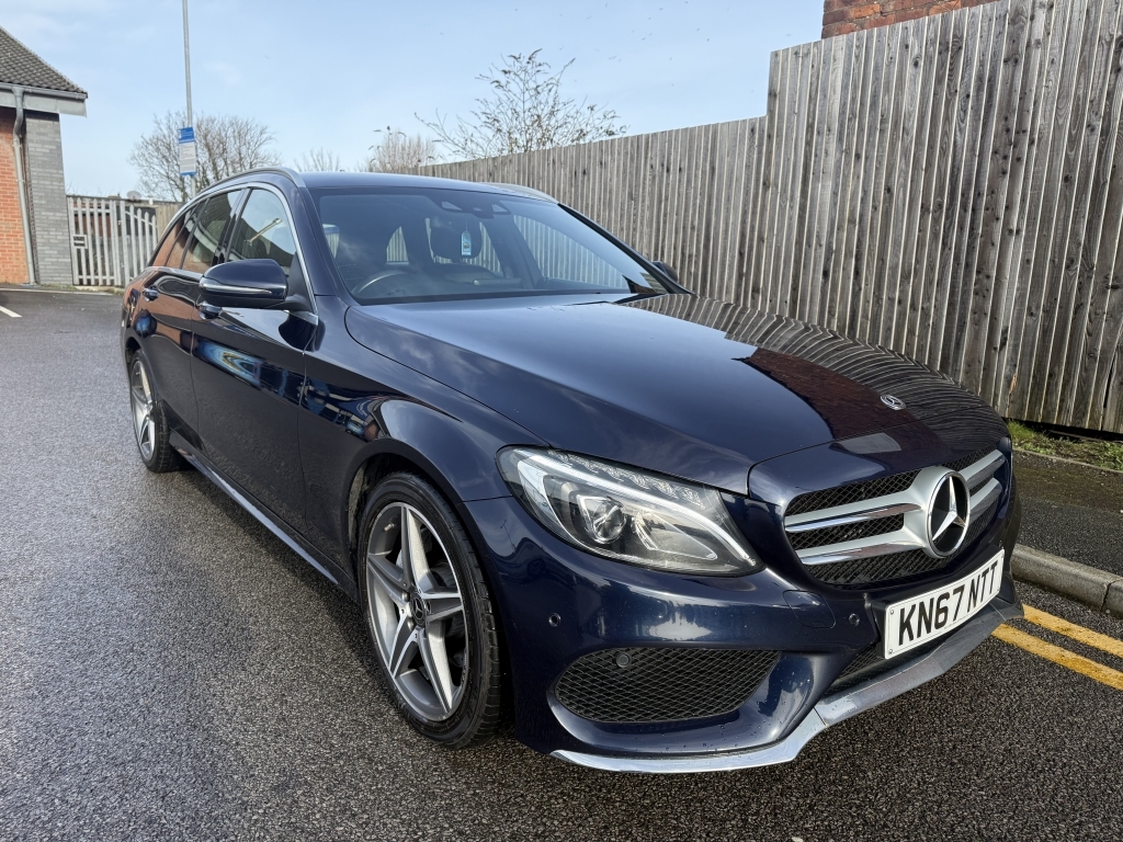 Mercedes-Benz C Class 2.1 C 220 D Amg Line KN67NTT Blue #2