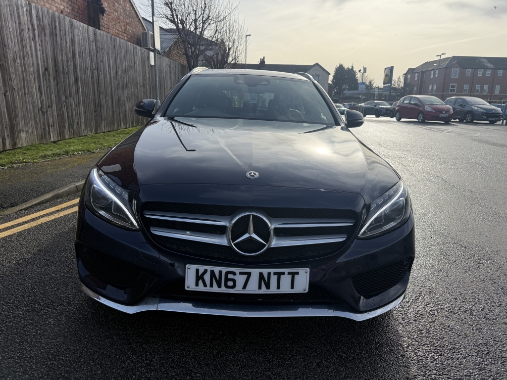 Mercedes-Benz C Class 2.1 C 220 D Amg Line KN67NTT Blue #3