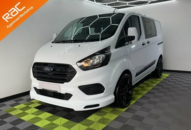Ford Transit Custom 2.0 300 Ecoblue Crew MX68YHT White