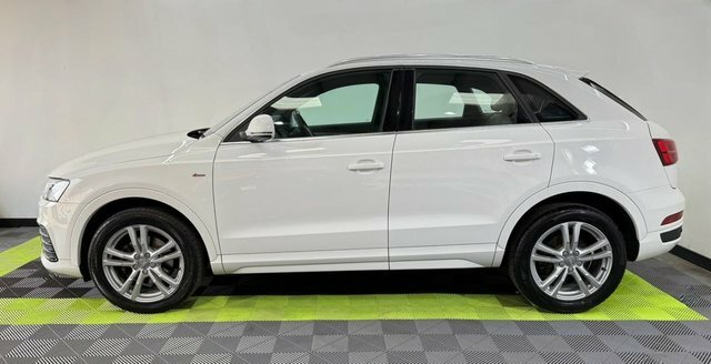 Audi Q3 2.0 Tdi S Line BT66KNJ White #5