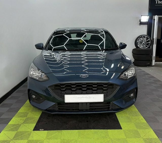 Ford Focus 1.0T Ecoboost St-line Hatchback YO69AXJ Blue #3