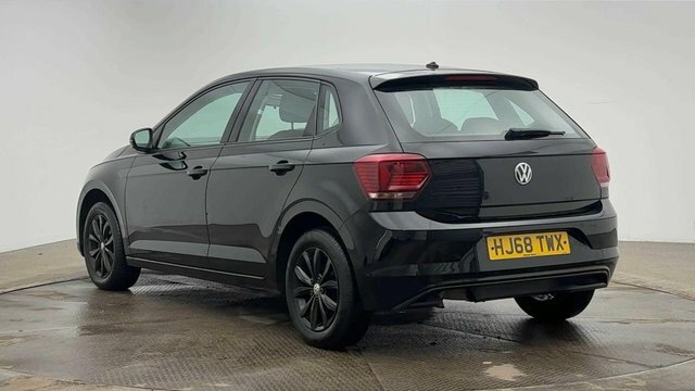 Volkswagen Polo 1.0 Se Hatchback HJ68TWX Black #2